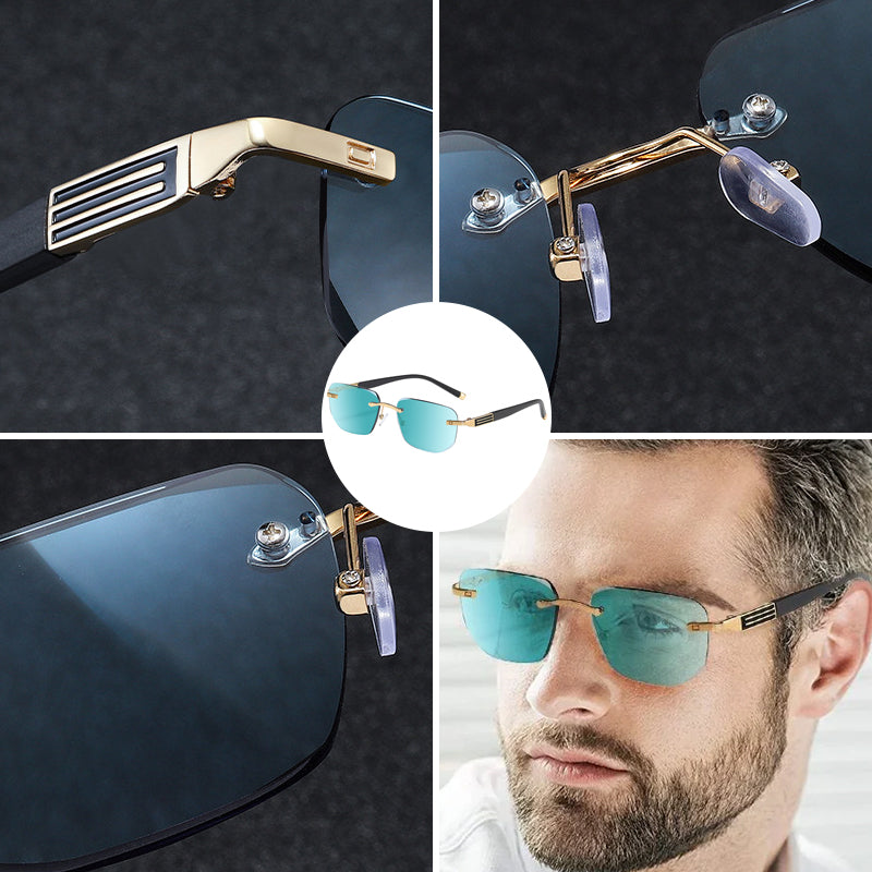 Stylish Anti-blue Light Rimless Reading Glasses