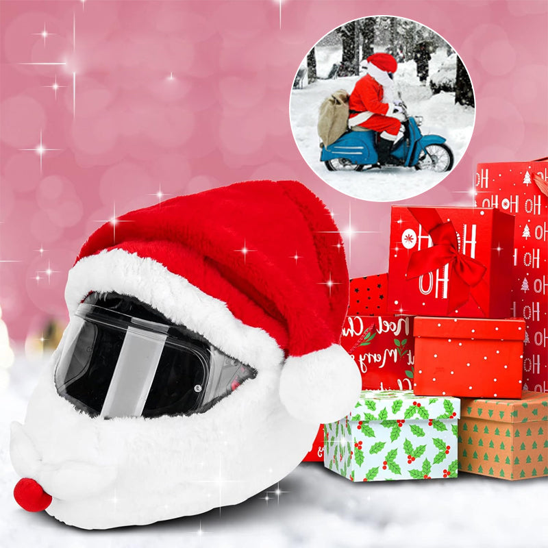 Christmas Santa Motorcycle Helmet Cover