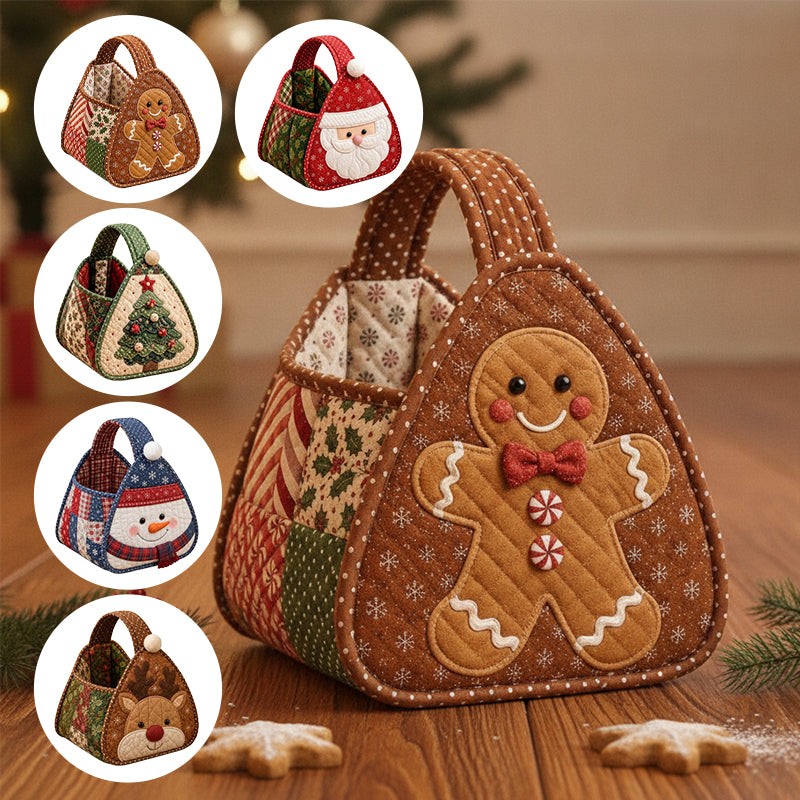 Christmas DIY Quilted Handbag