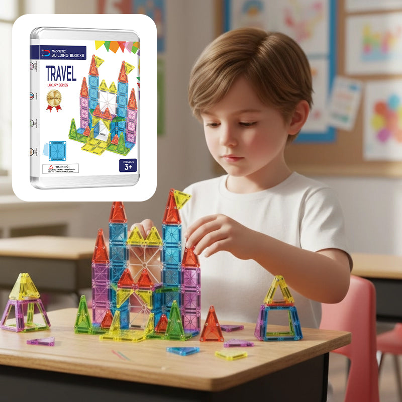 Mini Travel Magnetic Building Blocks Set