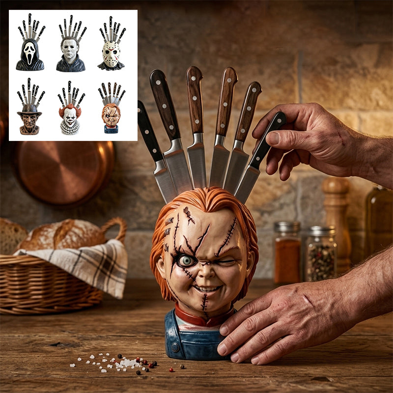 Horror Style Resin Knife Storage Holder