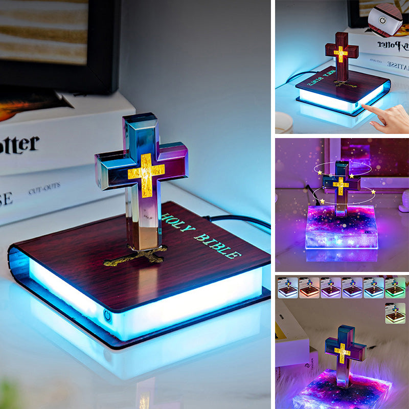Magnetic Levitating Lamp Floating Cross