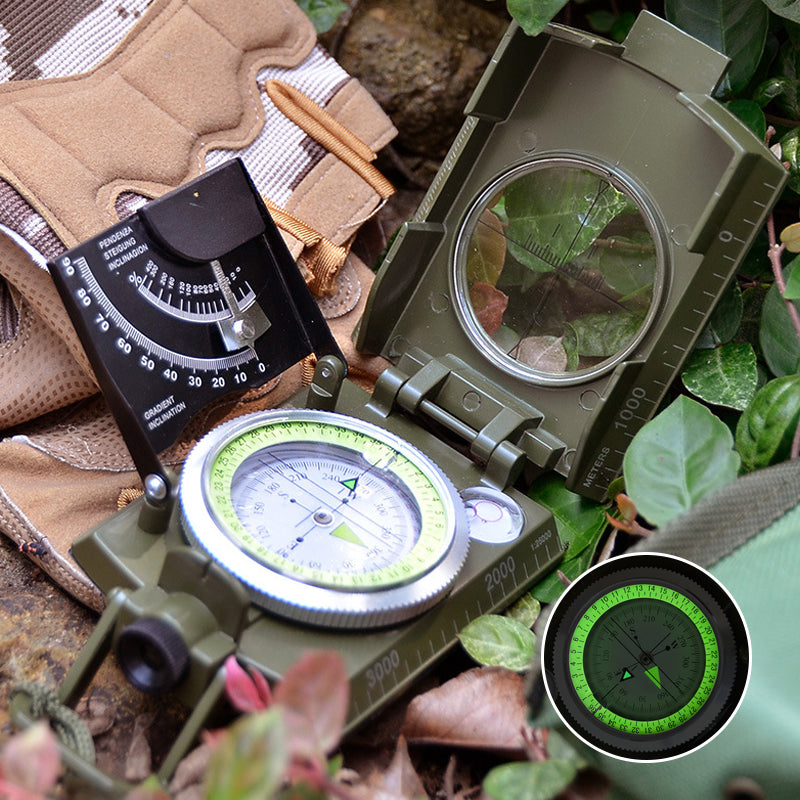 Military Grade Lensatic Sighting Compass