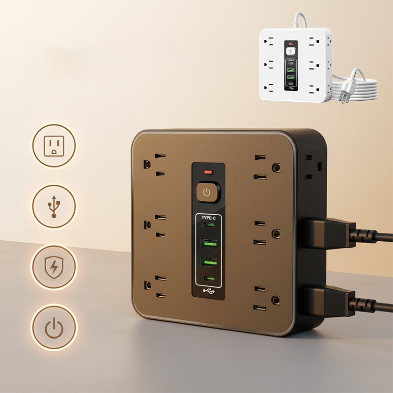 Smart USB Power Strip Extension Hub