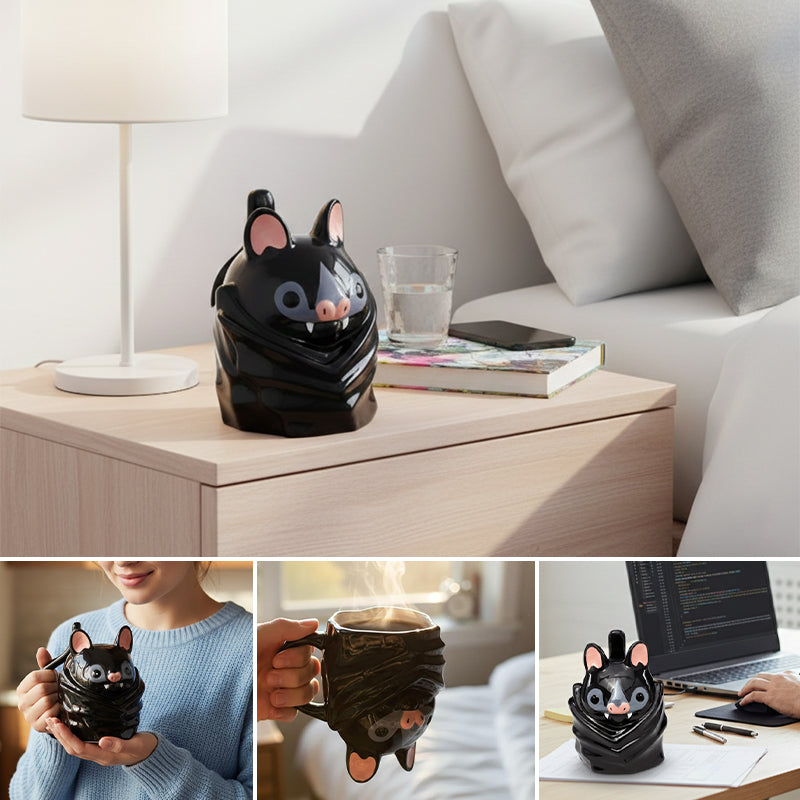Bat Upside Down Shaped Mug