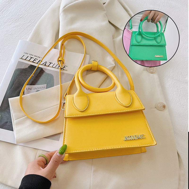 Stylized Flap Handbag