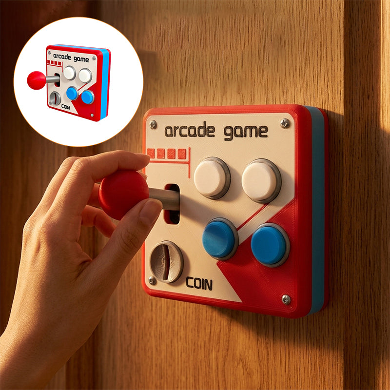 Retro Arcade Joystick Light Switch Cover