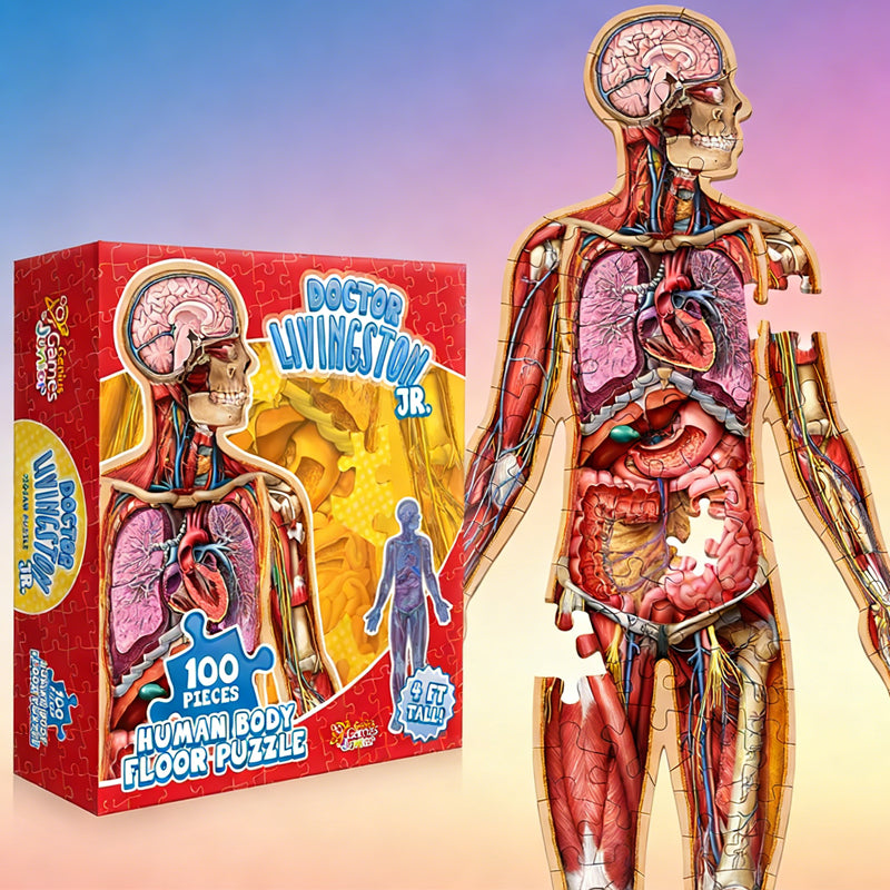 Kid's 100 Piece Human Body Floor Puzzle
