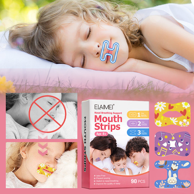 Universal anti-snoring patch for children