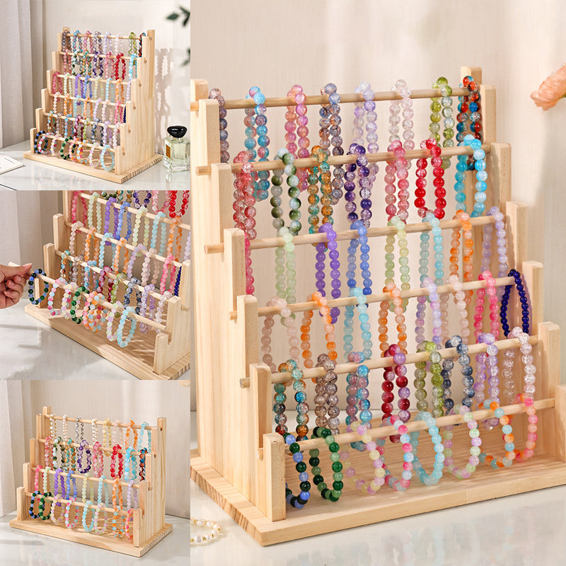 Wood Jewelry Display Stand
