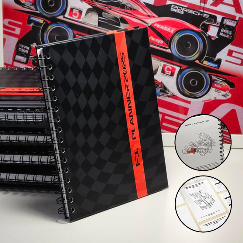 F1 2025 planner and calendar