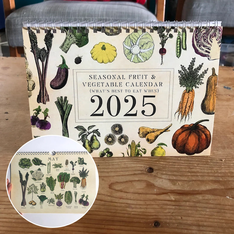 🍎 2025 Fruit & Vegetable Wall Calendar🌽