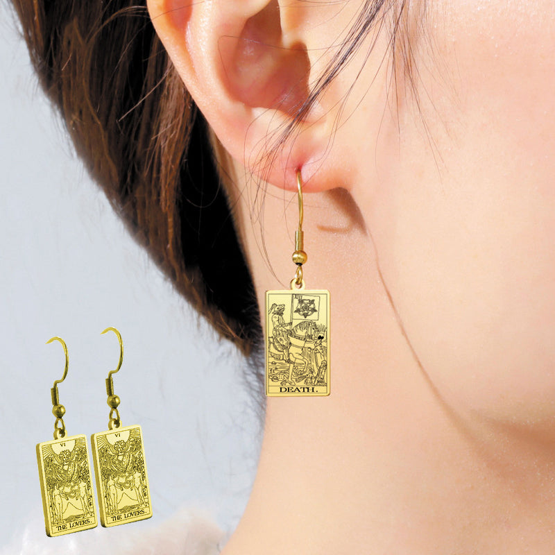 Tarot Card Earrings