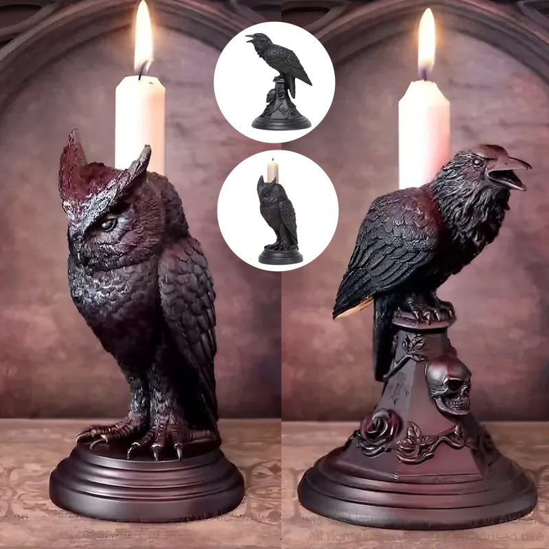 Owl Candle Stick Holders