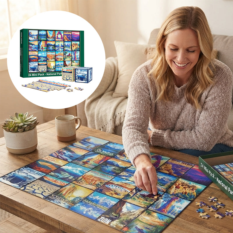 24 Mini Pack 1000 Pieces Jigsaw Puzzle