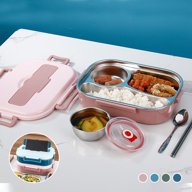 Stainless steel large capacity portable lunch box