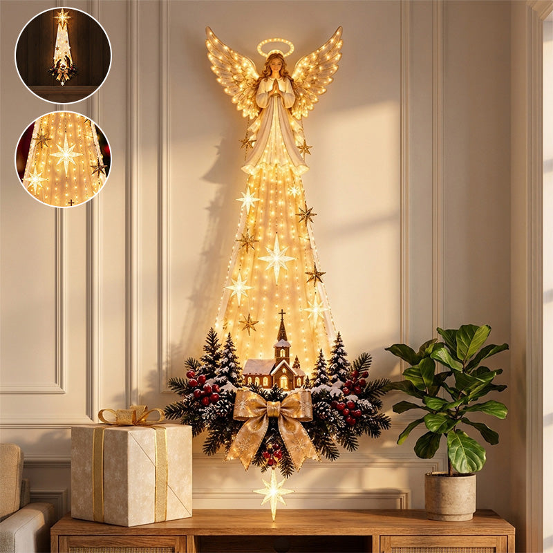 Lighted Star Wall Decor Christmas Decoration