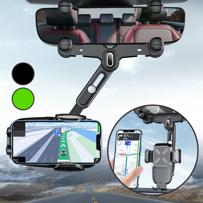 Car rearview mirror mobile phone holder