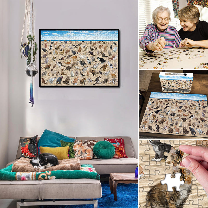 Beach Poop Cat Puzzle