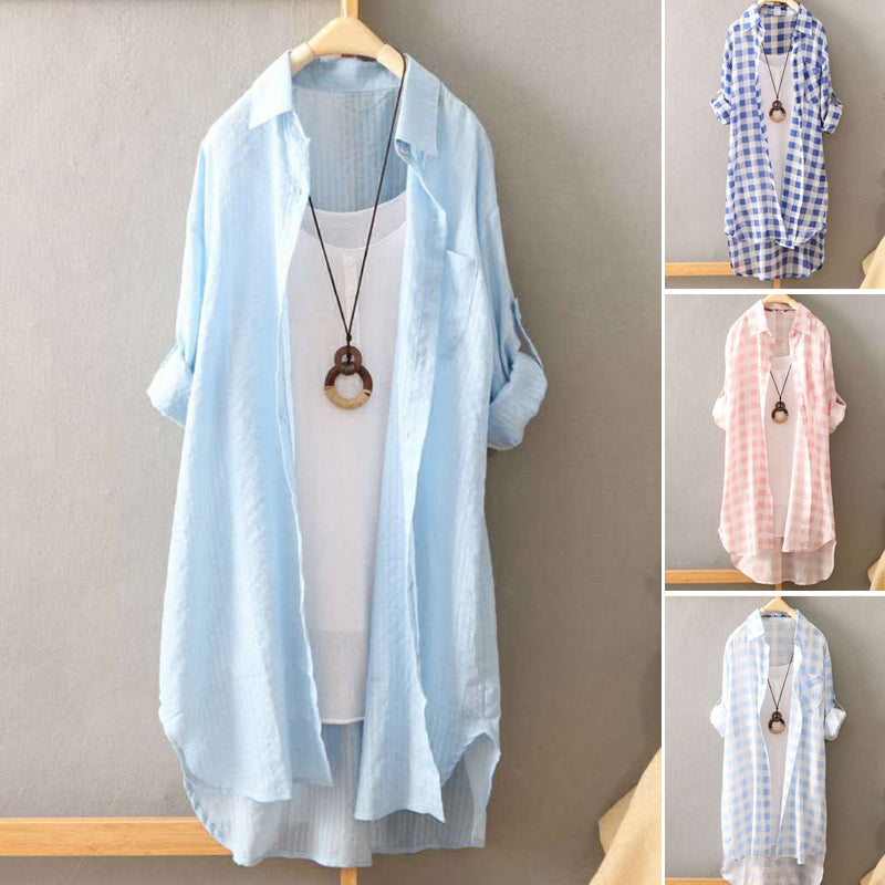 Plaid Sun Protection Shirt