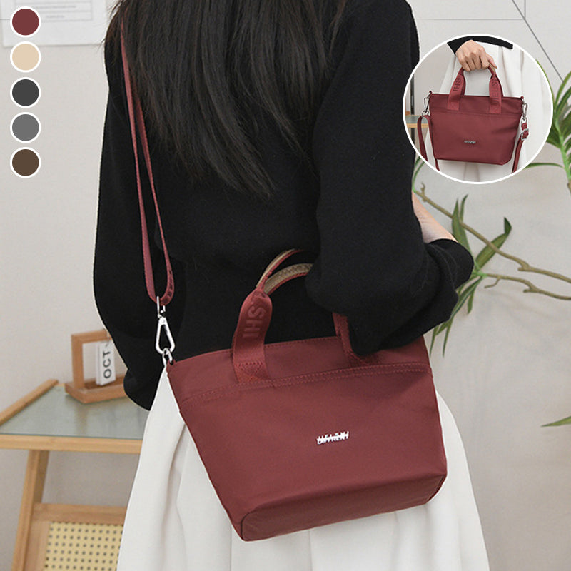 Zoned Nylon Crossbody Bag