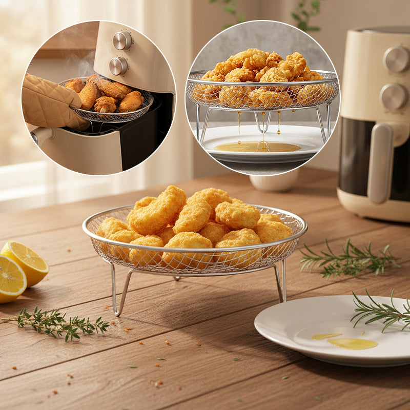 Stainless steel air fryer rack
