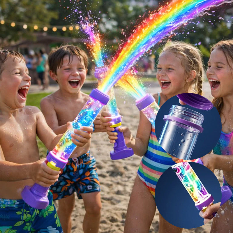 LED rainbow water gun