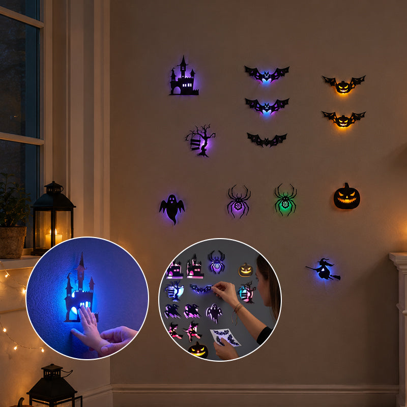 3D Halloween Hollow-Out Wall Stickers