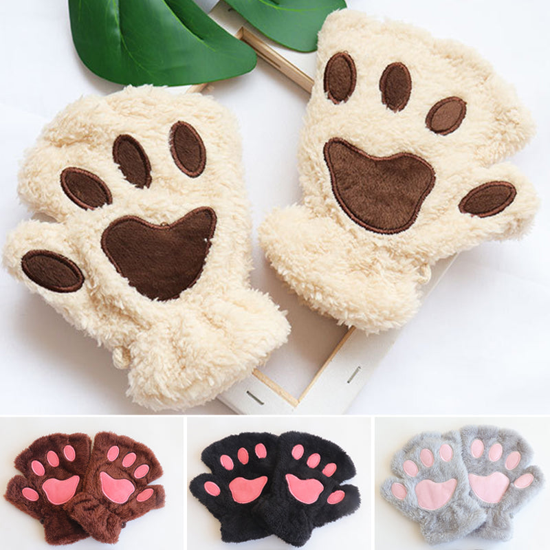 Half Finger Cat Claw Gloves
