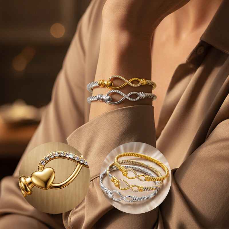 Gold Plated Heart Bracelet