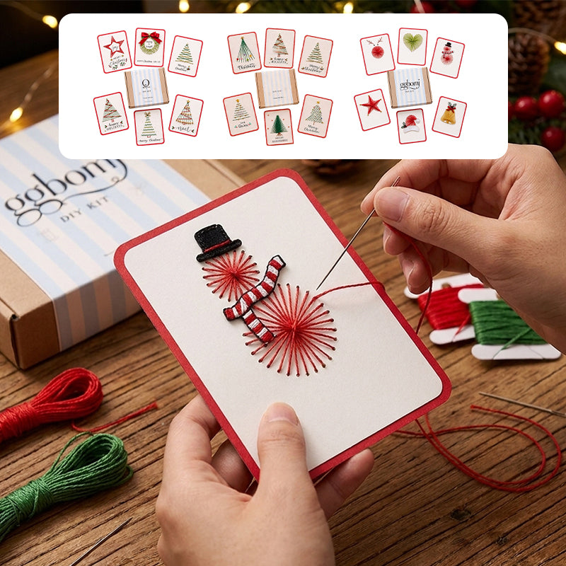 Merry Christmas Greeting Card DIY Kit