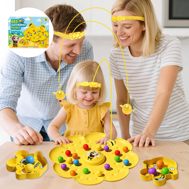 Multifunctional Magnetic Bee Toy String Game