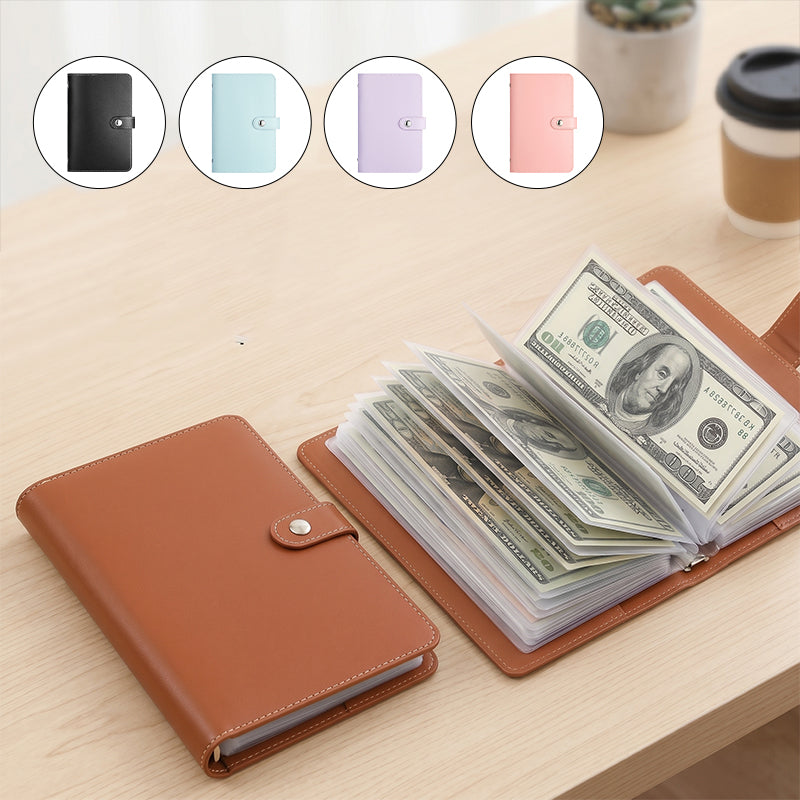 Cash Savings Book Money Binder