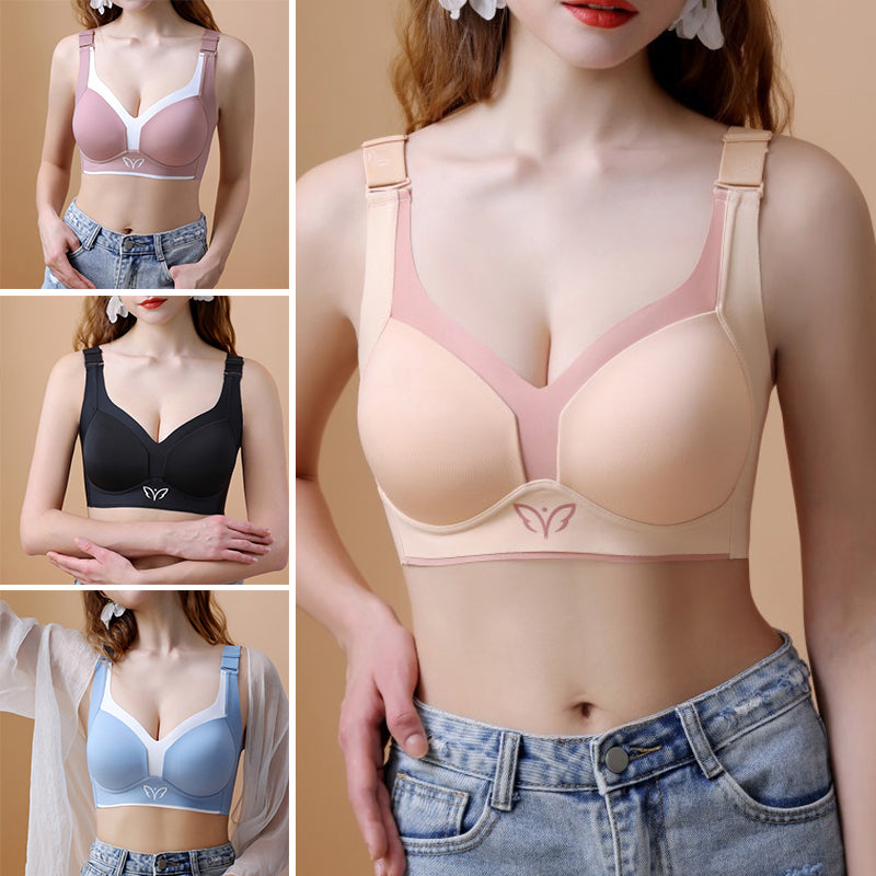 Seamless Wireless Lightly Lined Full Coverage Bra