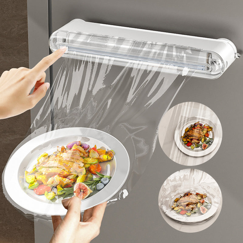 Multi-functional cling film cutter