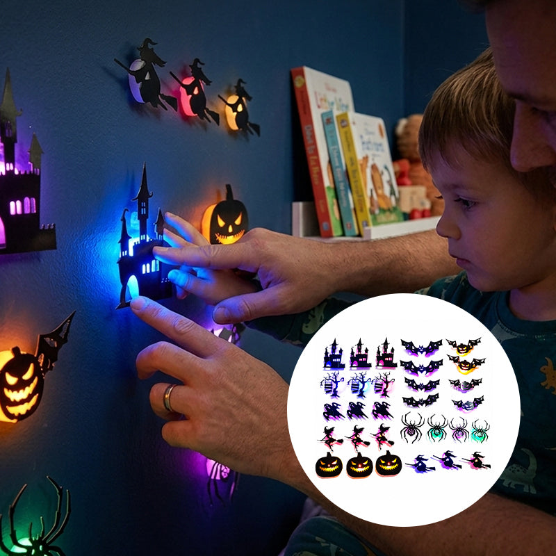 3D Halloween Hollow-Out Wall Stickers
