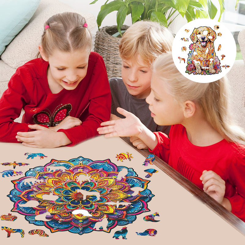 Laser Cut Wooden Puzzles in Unique Shapes