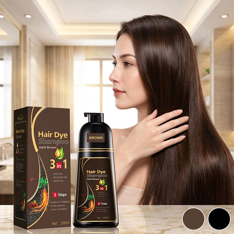Herbal 3-in-1 Hair Dye Shampoo