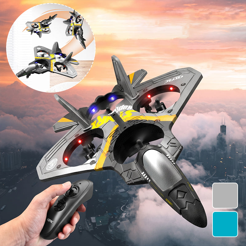 4-Motor RC Fighter Plane Toy with Gravity Control