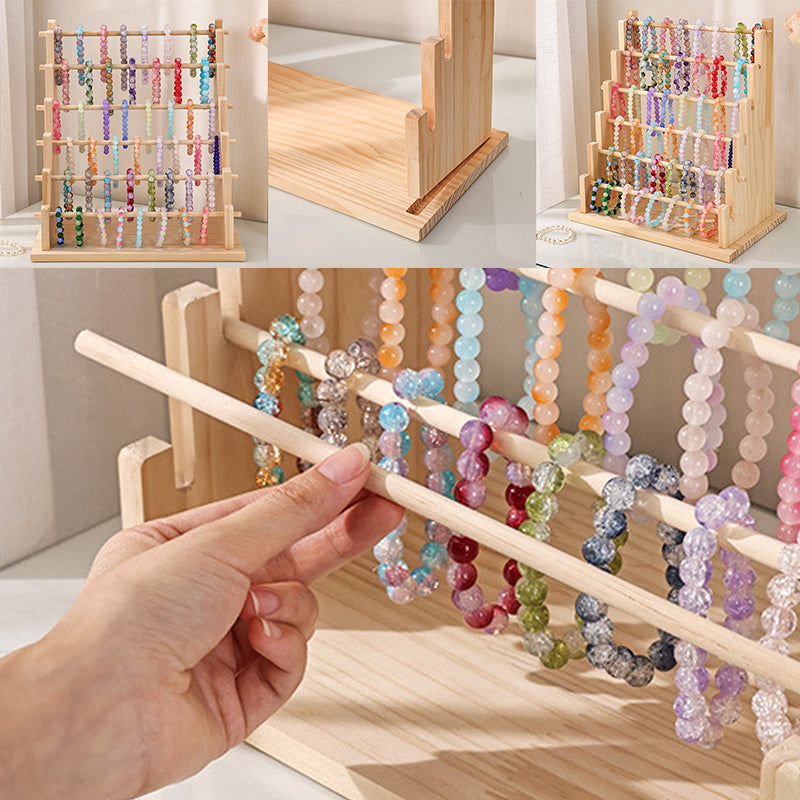 Wood Jewelry Display Stand