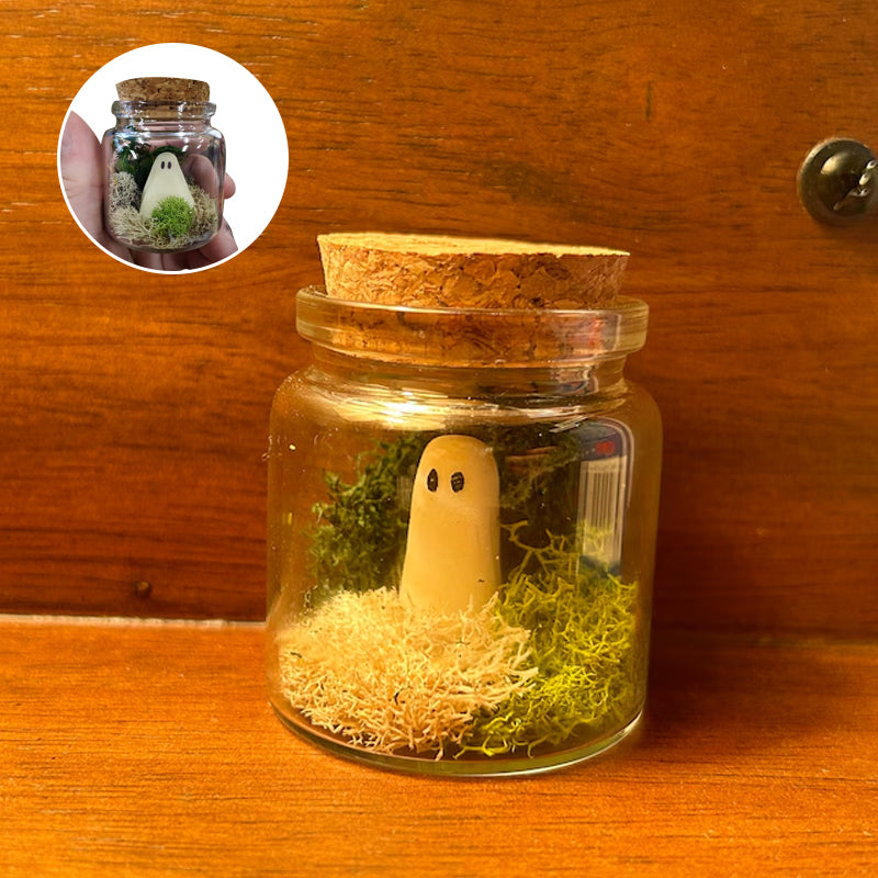 Mini Pet Ghosts in a Jar