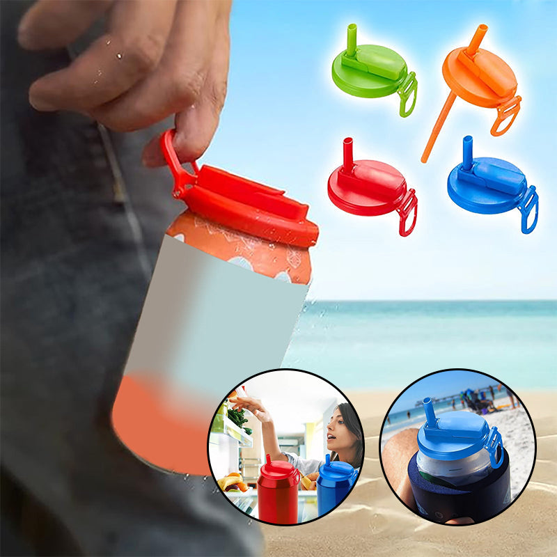 Silicone Straw Soda Can Cap