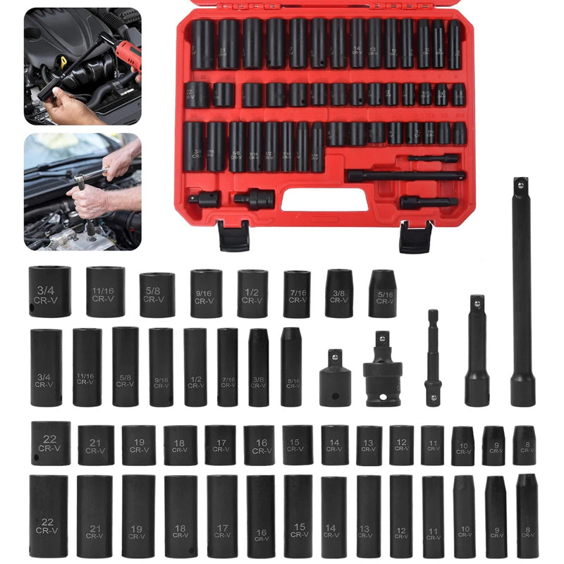 Pneumatic Socket Set (49 PCS)