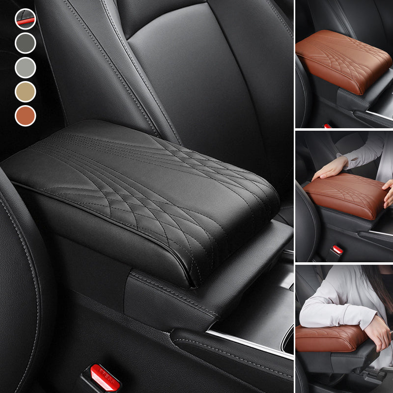 Two Armrest Box Storage Booster Pads