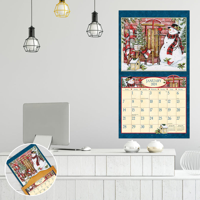 2024 Vintage Illustrated Calendar