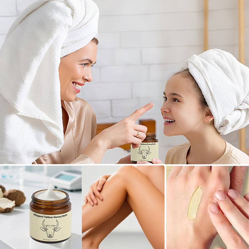 Whipped Beef Tallow Balm Grass-Fed Tallow Face Moisturizer