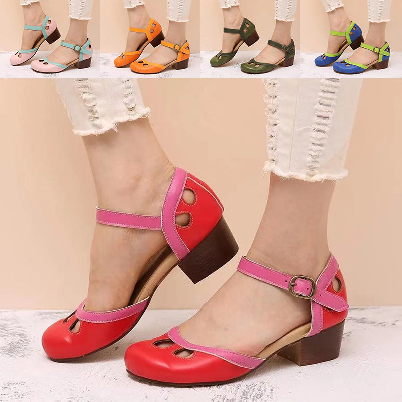 Color Block Ladies Shoes