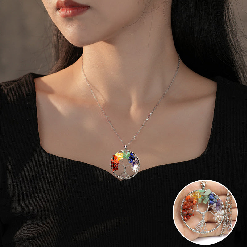 Colorful Tree Of Life Necklace