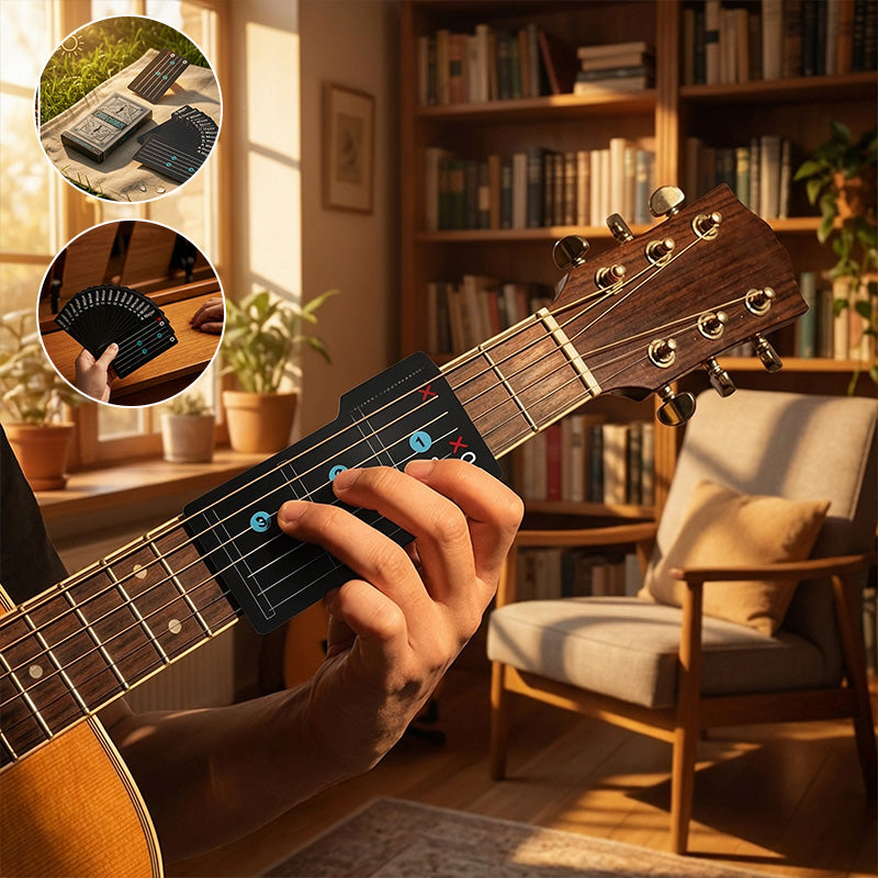 Guitar Chord Learning Cards for Beginners