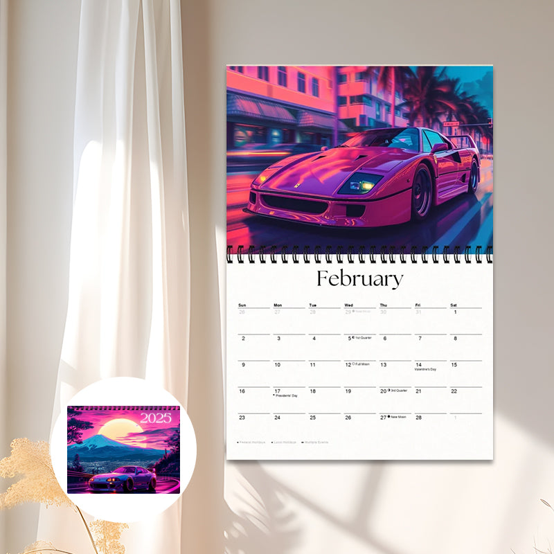 Car Calendar 2025